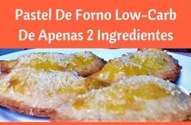 Receita: Pastel De Forno Low-Carb De 2 Ingredientes