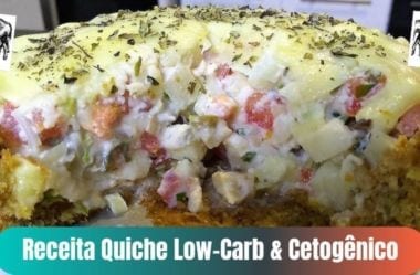 Quiche Low-Carb — Receita Cetogênica Completa Com Recheio