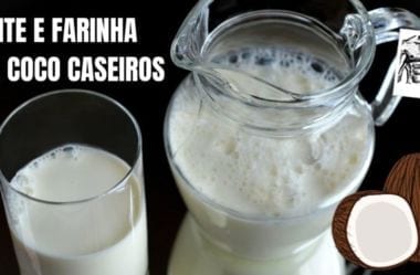 Como Fazer Leite E Farinha De Coco Caseiros