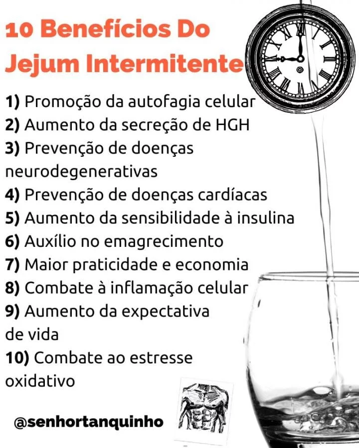 Dez pontos que explicam por que o jejum intermitente ajuda a